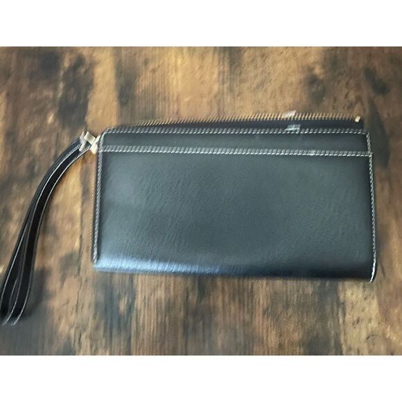 Kate Spade Grand Street Layton Bgnvillea purse Wallet Leather Black NWOT - Picture 2 of 5
